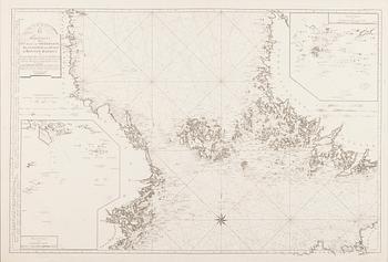 KARTTA, "Passcharta öfer Nra delen af Östersjön, Ålandshaf med Sdm delen af Bottenhafwet". Tukholma 1790.