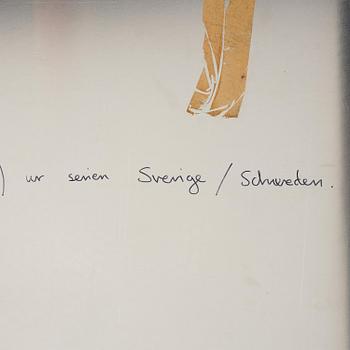 Maria Miesenberger, "Utan titel (Männen i gungan)", 1996.