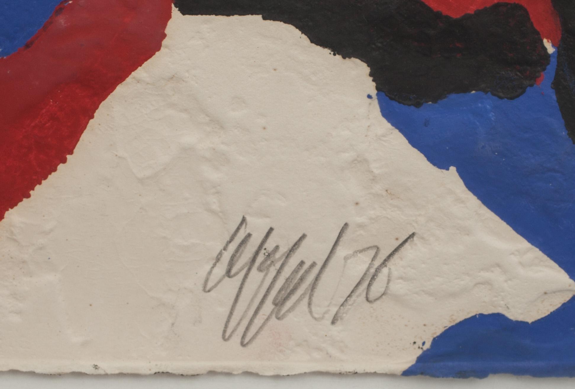 KAREL APPEL, carborundumetsning, signerad  och numrerad 65/75.