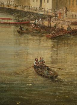 Elias Martin, "Norrström with the Bondeska Palace, Stockholm".