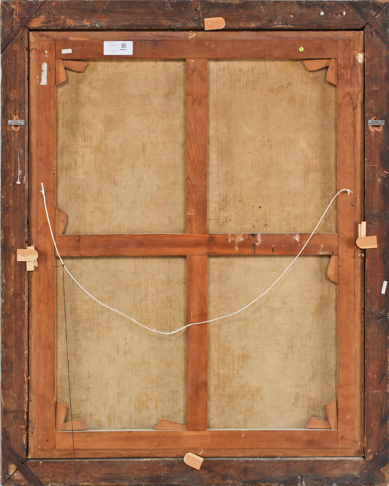 UNIDENTIFIED PAINTER, oil on canvas, 18th century.