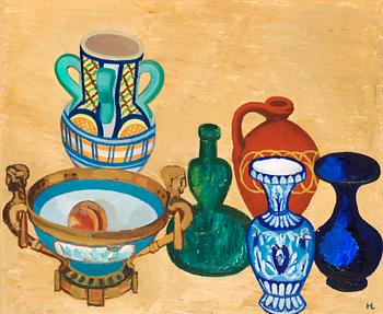 140. Hilding Linnqvist, "Vaser och krus" (Vases and jars).