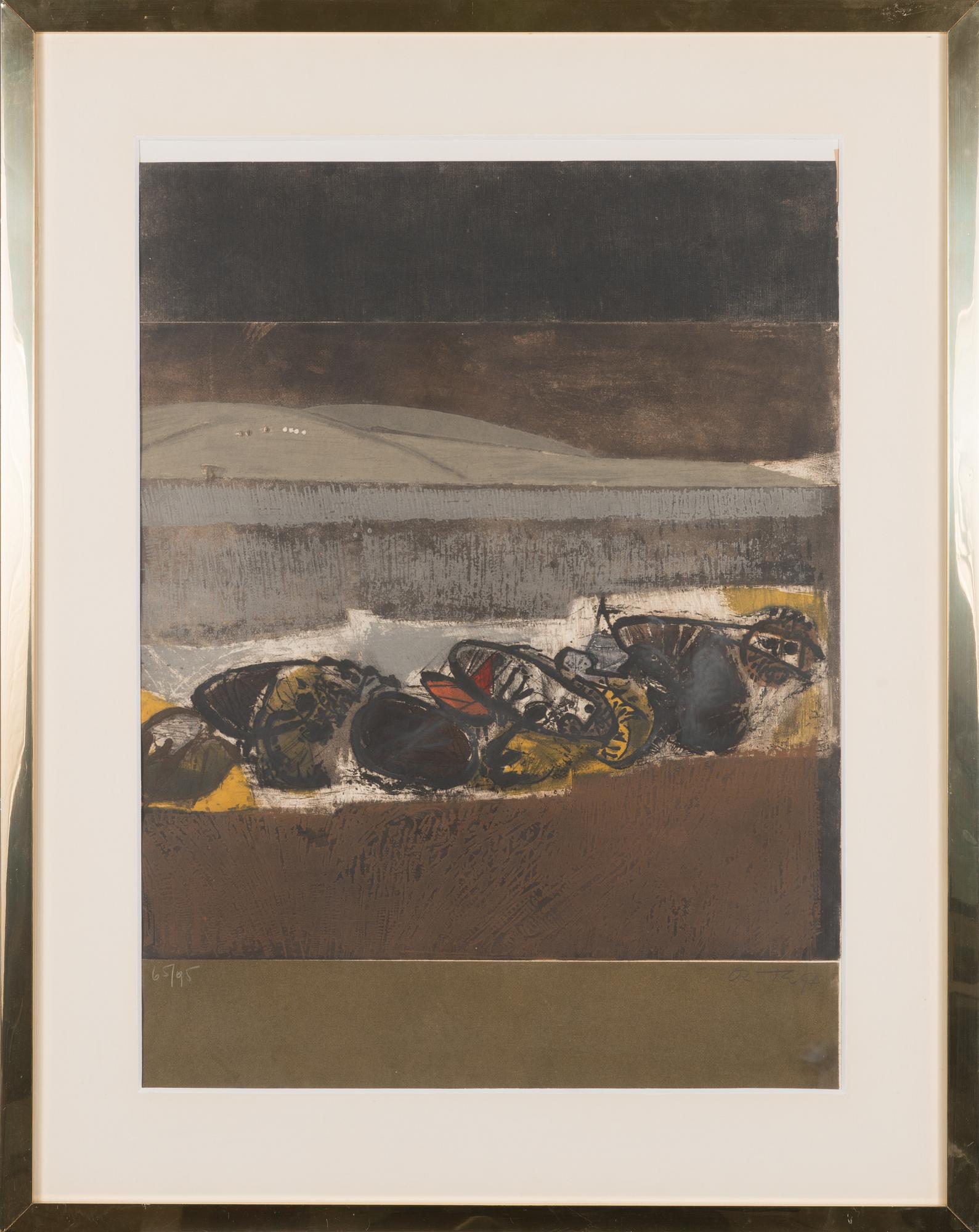 Jose Ortega, litografia, signeerattu ja numeroitu 65/95.