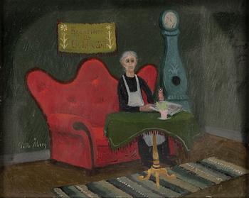 PELLE ÅBERG, oil on panel, signed.