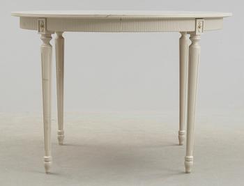 MATSALSGRUPP, 5 delar, gustaviansk stil, 1900-talets mitt.