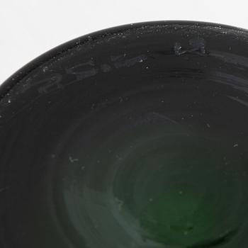 PO Ström, a set of three glass objects, Alsterfors glasbruk, 1960s/70s.