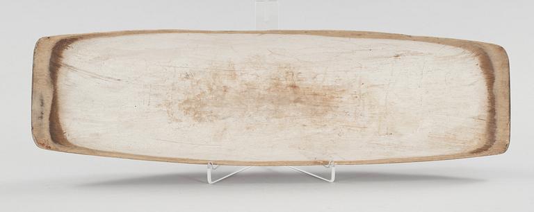 TRÅG, 2 st, allmoge, Hälsingland, 1800-tal.