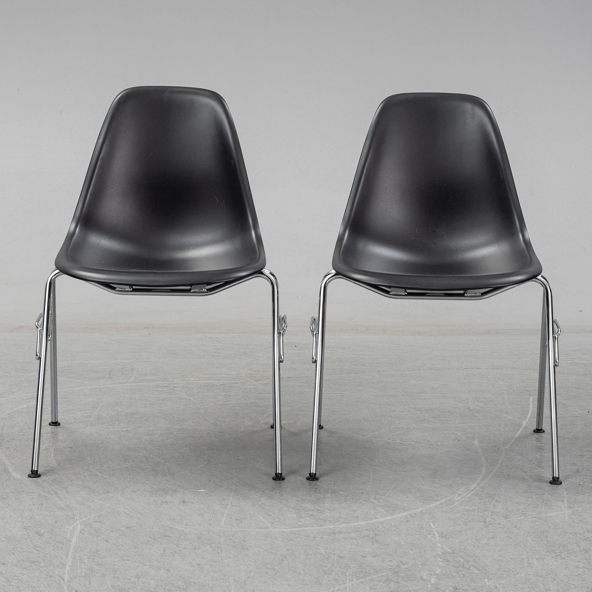 CHARLES AND RAY EAMES, stolar, 8 st, "DSS", Vitra.