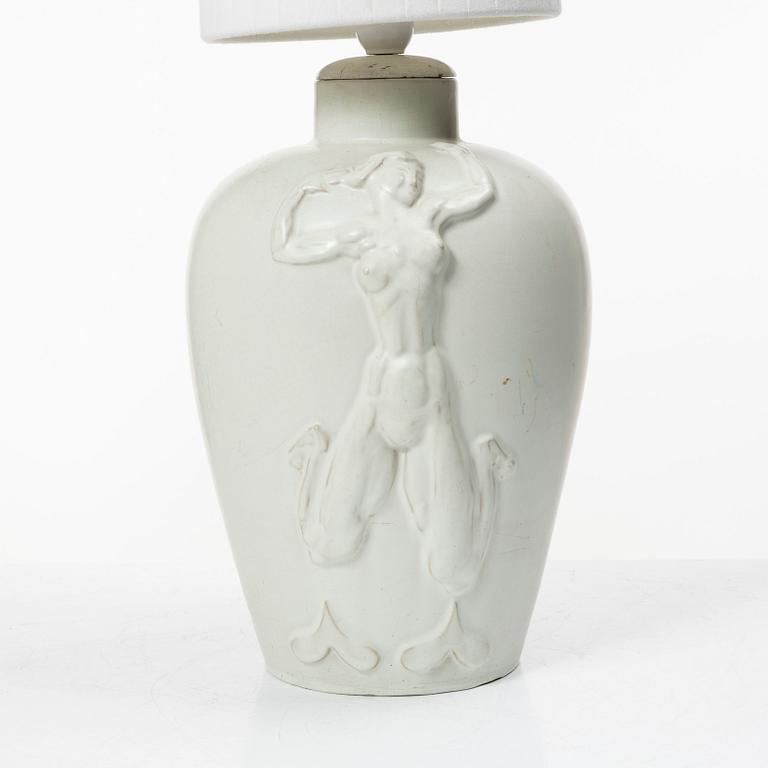 Table lamp, Upsala Ekeby, 1920s/30s.