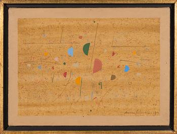 Aarno Salosmaa, oil on canvas, signed and dated -77.