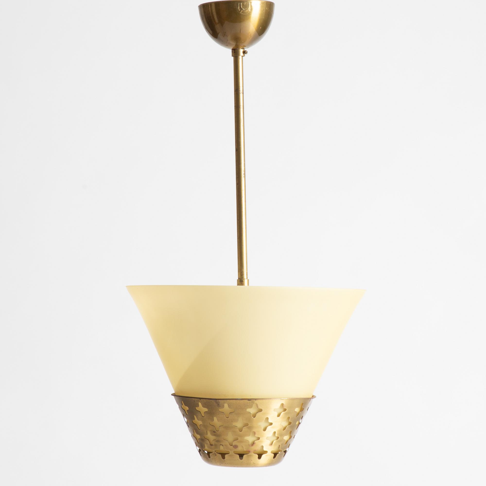 A Scandinavian Modern ceiling lamp, Norway, 1930's/40's.
