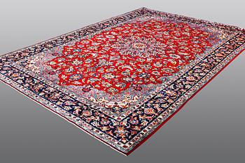 A carpet, Mashad, ca 345 x 242 cm.
