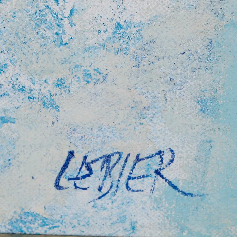 DANIEL LEBIER, olja på duk, signerad.