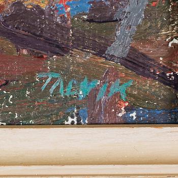 HERMAN TALVIK, olja på duk, signerad.