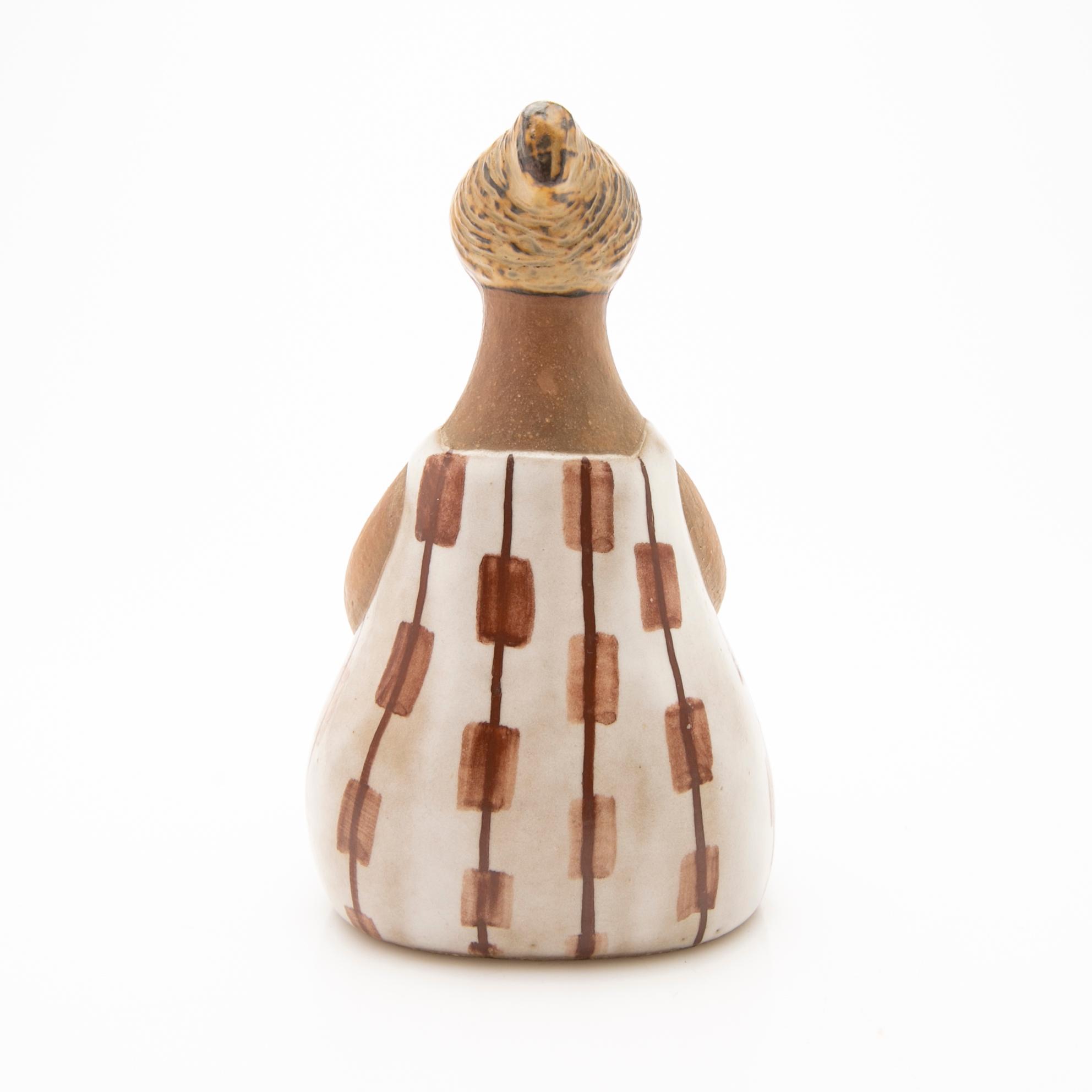 Lisa Larson, Figurine, stoneware, “Charlotta” from the “ABC-flickor” series, Gustavsberg.