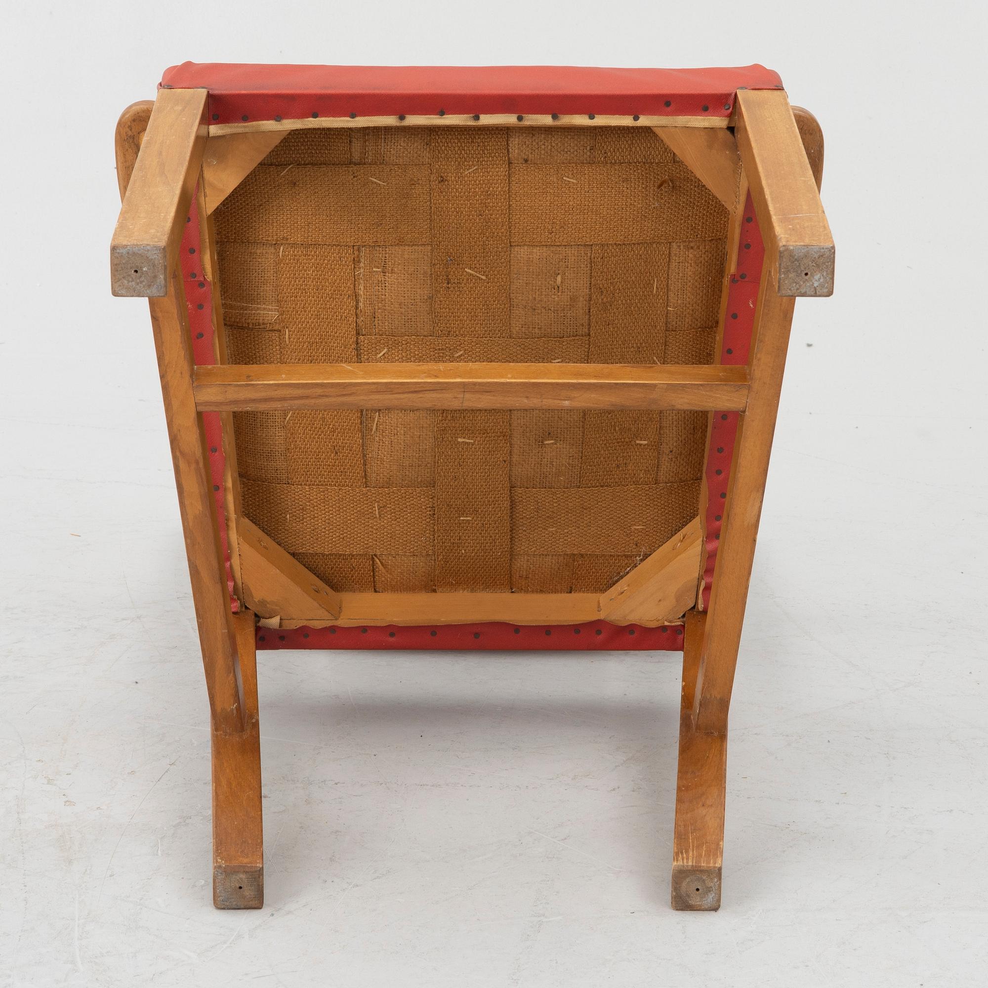 Josef Frank, a model B2163 armchair, Svenskt Tenn.