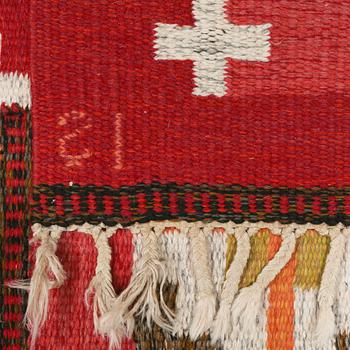 MATTA, rölakan, Ingegerd Silow, monogramsignerad, 1900-talets andra hälft, 244 x 167 cm.