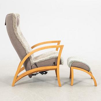 Fåtölj med fotpall, "Focus", Bröderna Andersson, 2000-tal.