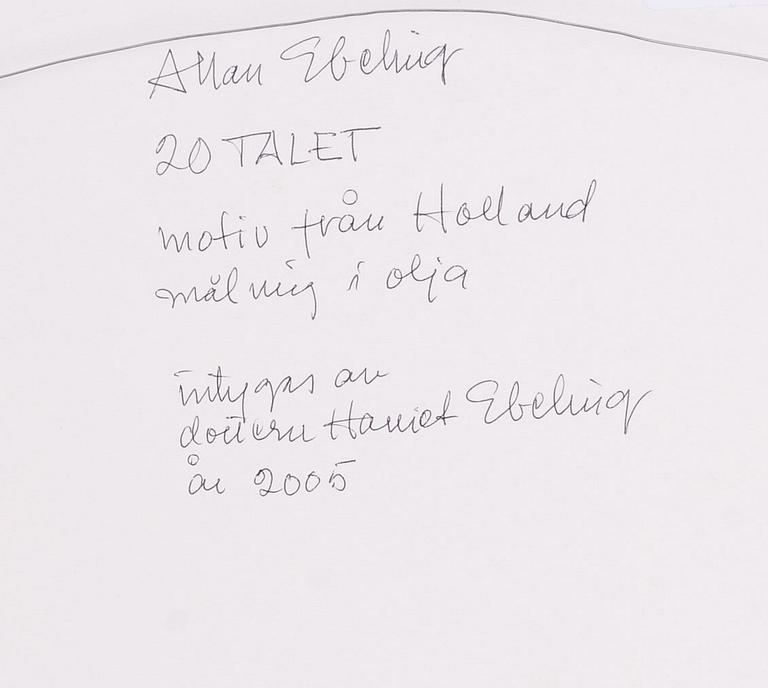 Allan Ebeling, Motiv från Holland.