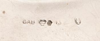 SILVERFÖREMÅL, 6 delar, 1900-tal. Vikt ca 240 gram.