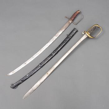 Two 19th century sabres.