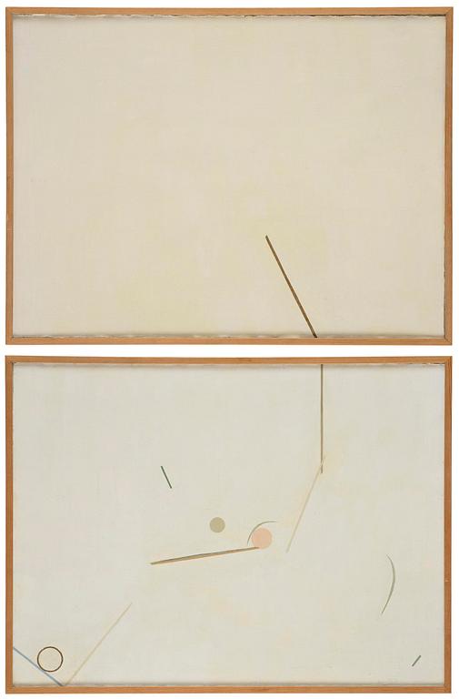 Eduard (Edik) Steinberg, "Composition", diptych.