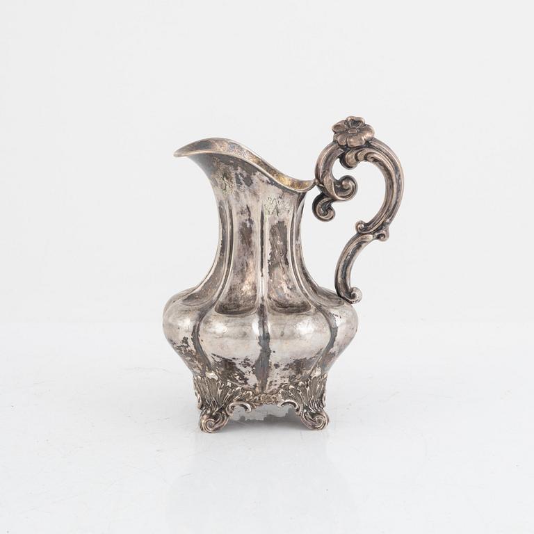 Gustaf Möllenborg, a silver milk jug, Stockholm, 1846.