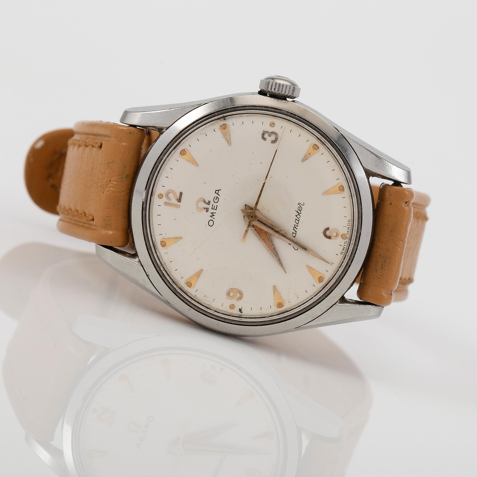 ARMBANDSUR, stål, Omega Seamaster, manuell.