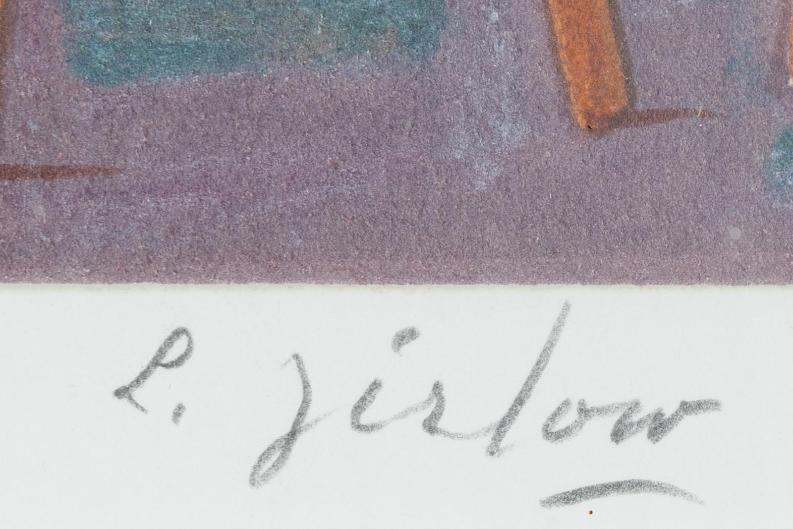Lennart Jirlow, lithograph in colours, signed 377/385.