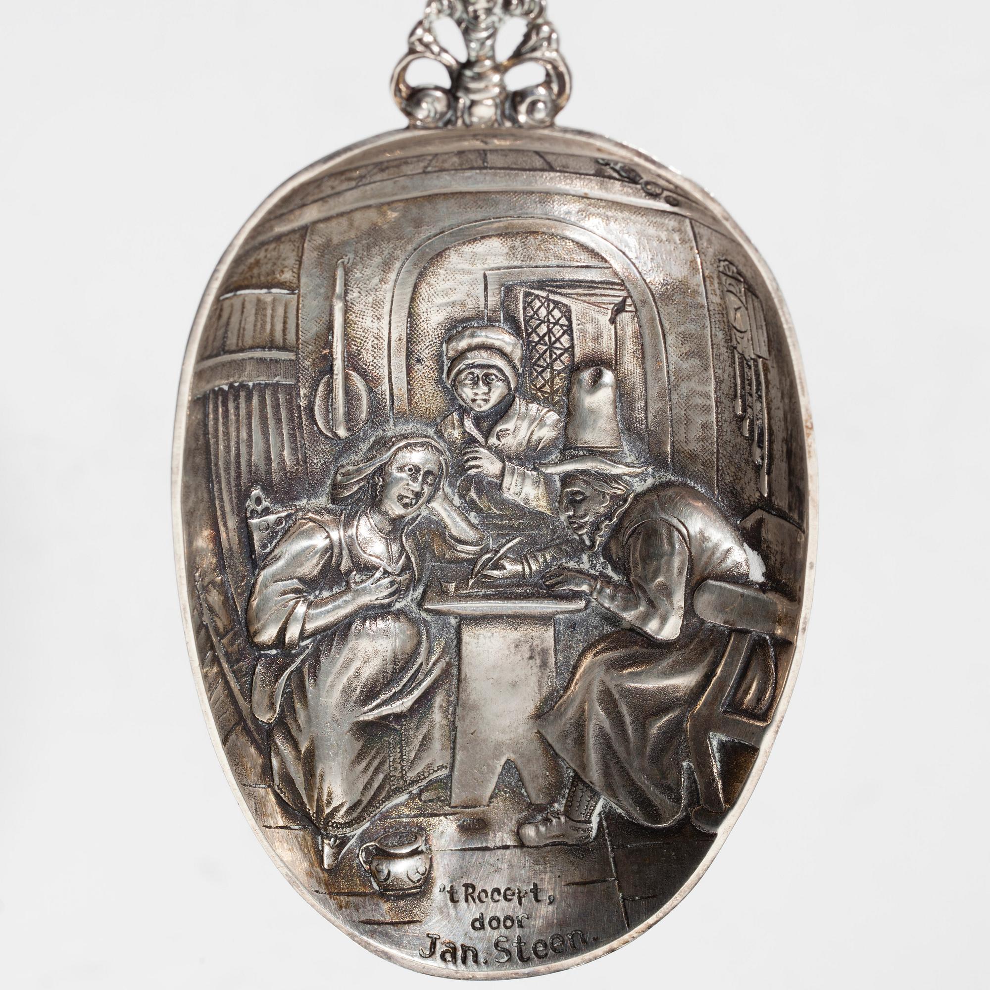 SKED, silver, Schoonhoven, Holland. Svenska kontrollstämplar, 1900-talets första hälft. Vikt 76,5 g.