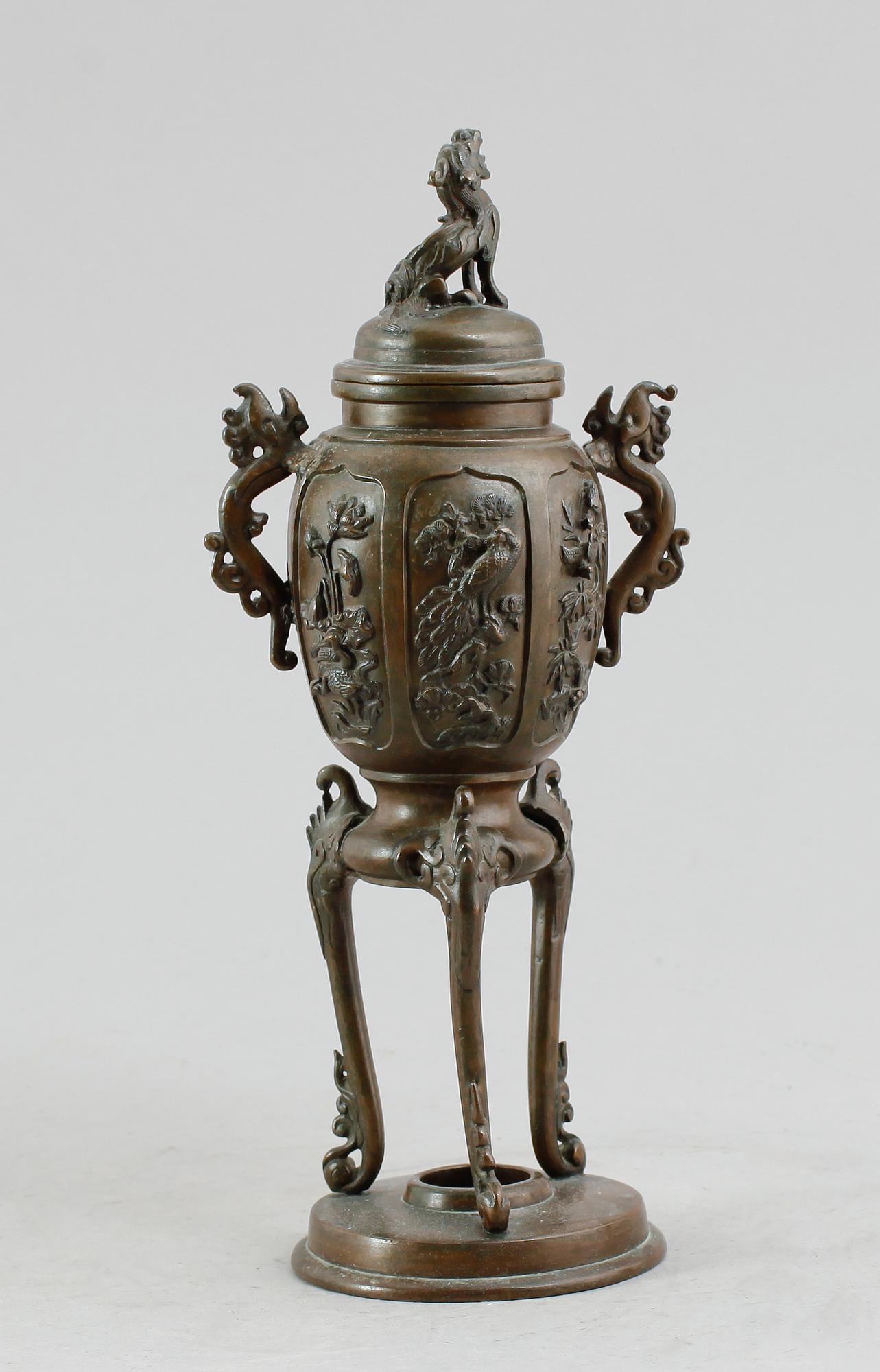 URNA, brons, Kina, 1800-tal.