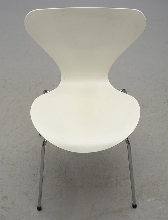 STOLAR, 4 st, "Sjuan", Arne Jacobsen, Fritz Hansen, 1982.