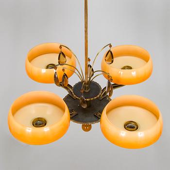 Paavo Tynell, taklampa modell 1253/4, Taito, 1930-tal.