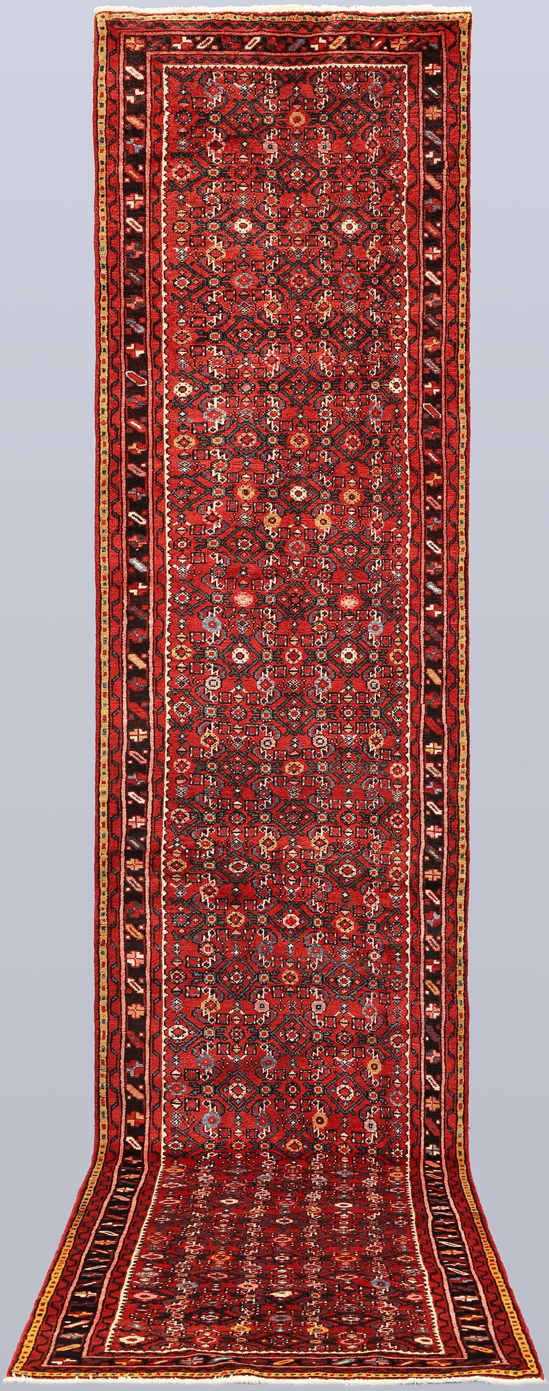 Gallerimatta, Hosseinabad, ca 438 x 94 cm.