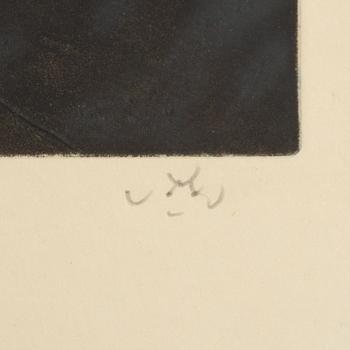 Roberto Matta, utan titel, ur "L'Arc, obscure des heures".