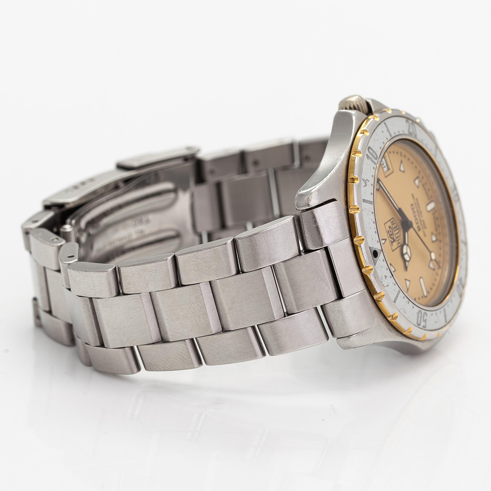 Tag Heuer 2000, 200m, rannekello, 38 mm.