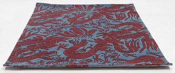 Carl Johan De Geer, matta, "Drakar "Oriental", handtuftad, ca 240 x 160 cm, signerad o numrerad 14.