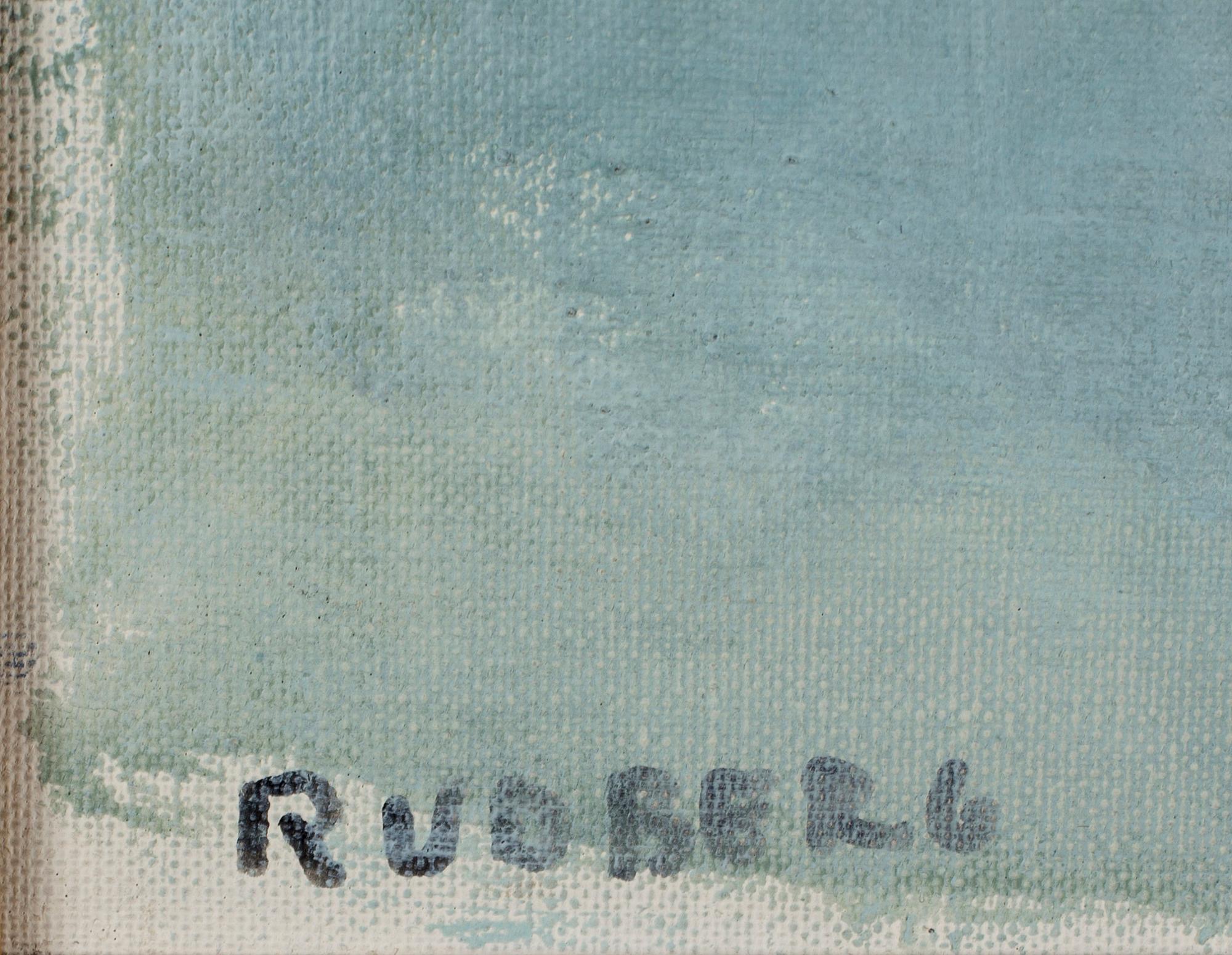 GUSTAV RUDBERG, olja på duk, signerad.