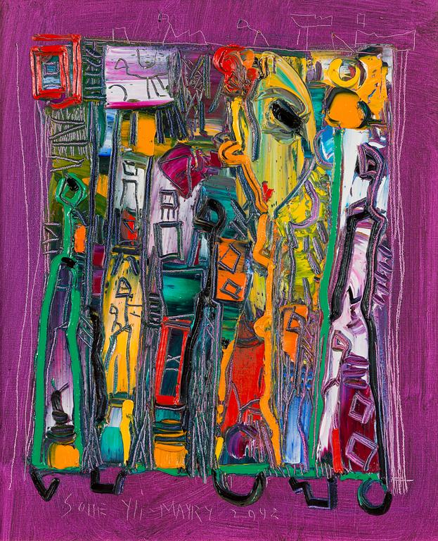 SOILE YLI-MÄYRY, olja på duk, signerad och daterad 2002.