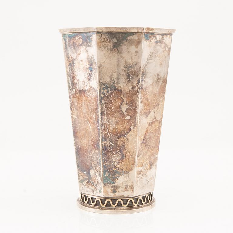 Ateljé Stigbert, vas sterling silver Stockholm 1950.