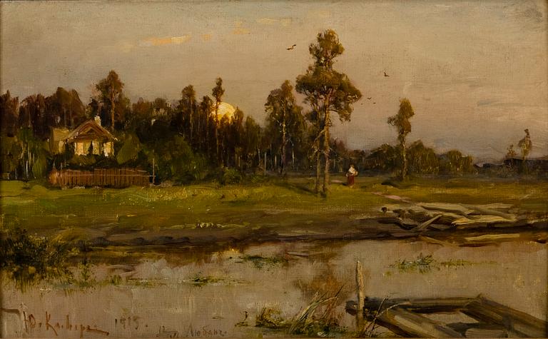 JULIUS VON KLEVER, "THE VILLAGE OF LJUBAN".