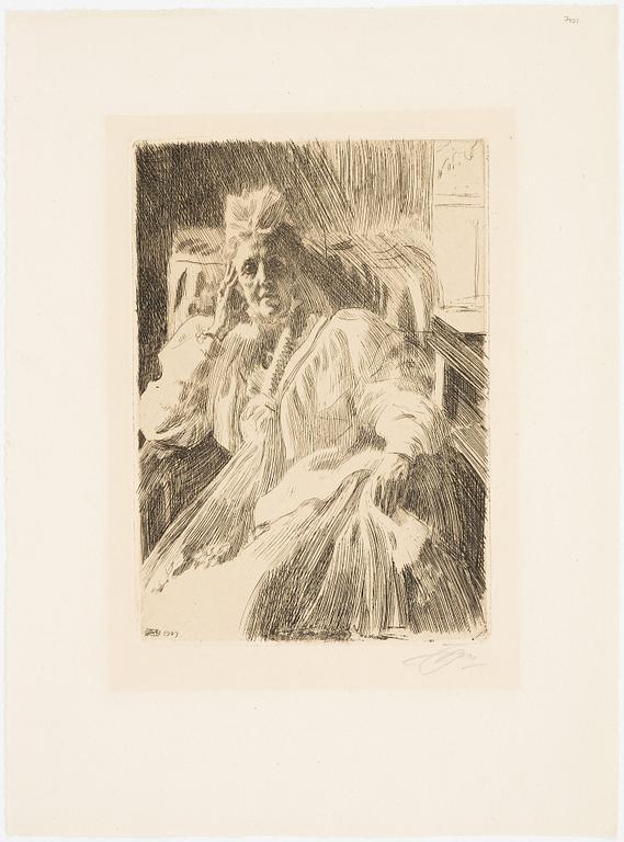Anders Zorn, "Änkedrottning Sophia".