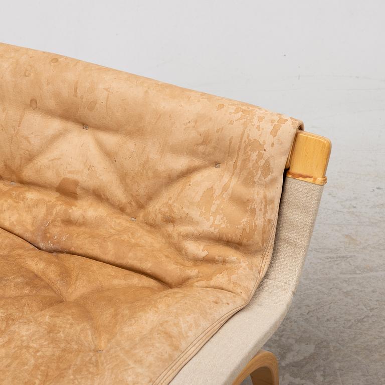 Bruno Mathsson, armchair with footstool, "Pernilla", Dux.