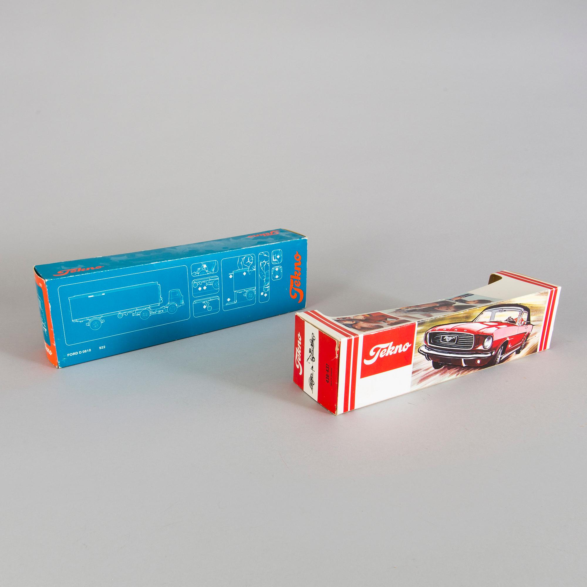 TEKNO, 2 stycken, Danmark och Holland, 1960/70-tal.