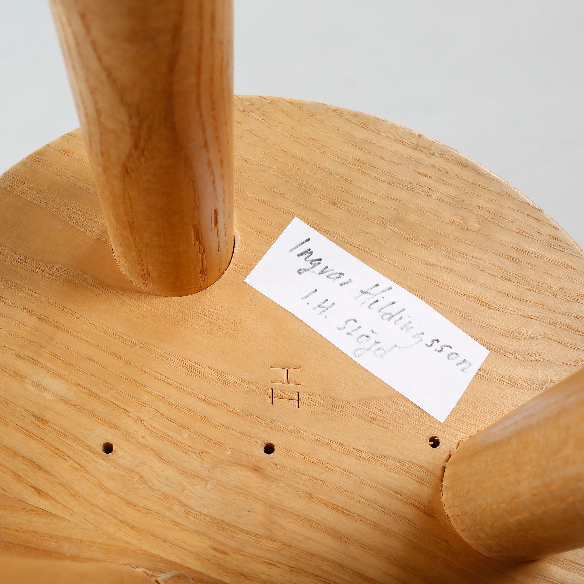 INGVAR HILDINGSSON, pall, I.H. slöjd, 1900-talets andra hälft.