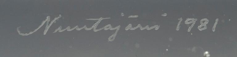 ÅRSKUB, glas, signerad Oiva Toikka, Nuutajärvi 1981, numrerad 1280/2000.