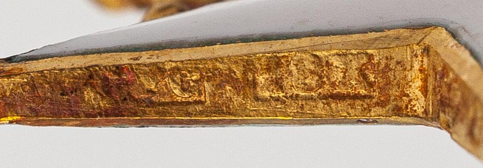 Nordstjärneorden, Riddare av första klassen, 18K guld, emalj. C.F. Carlman, Stockholm 1957.
