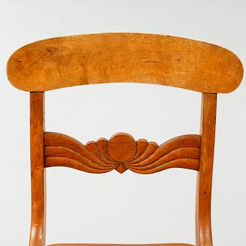 Four Biedermeier-style chairs, second half of the 19th century.