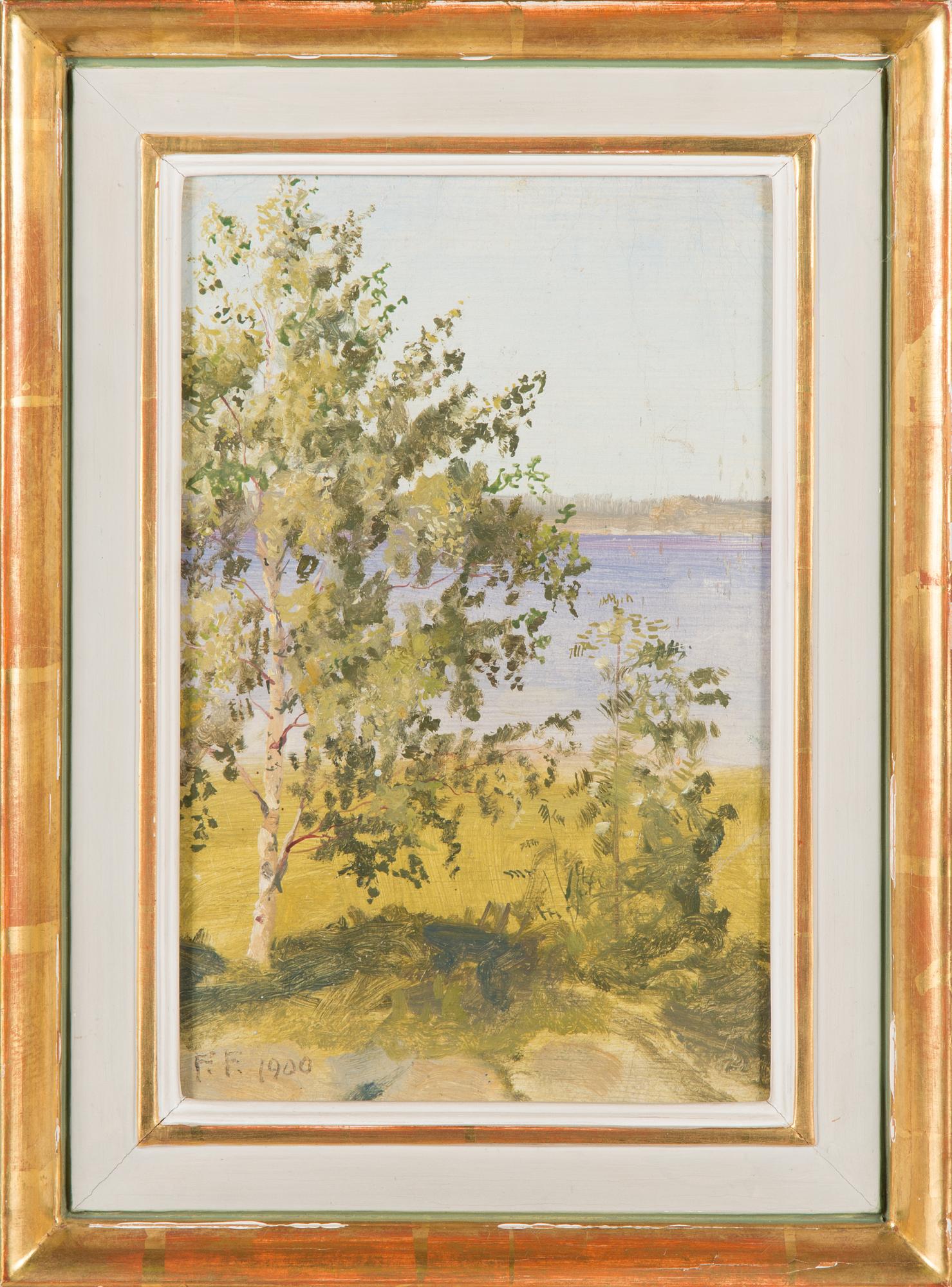 Felix Frang-Pahlama, oil on canvas, signed and dated 1900.