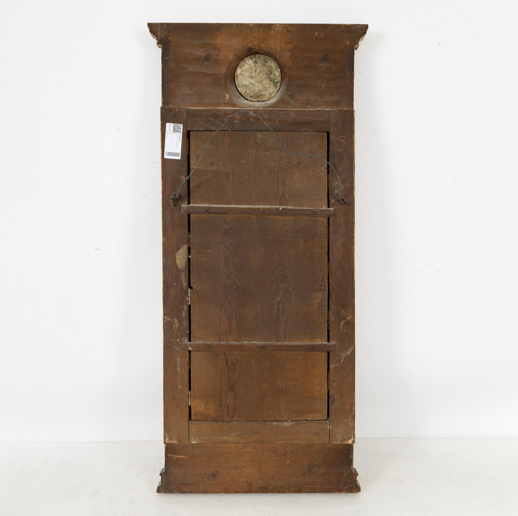A late Gustavian mirror, circa 1800.